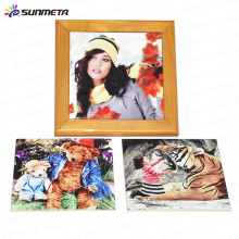 Yiwu factory supply wooden frame for sublimation tiles